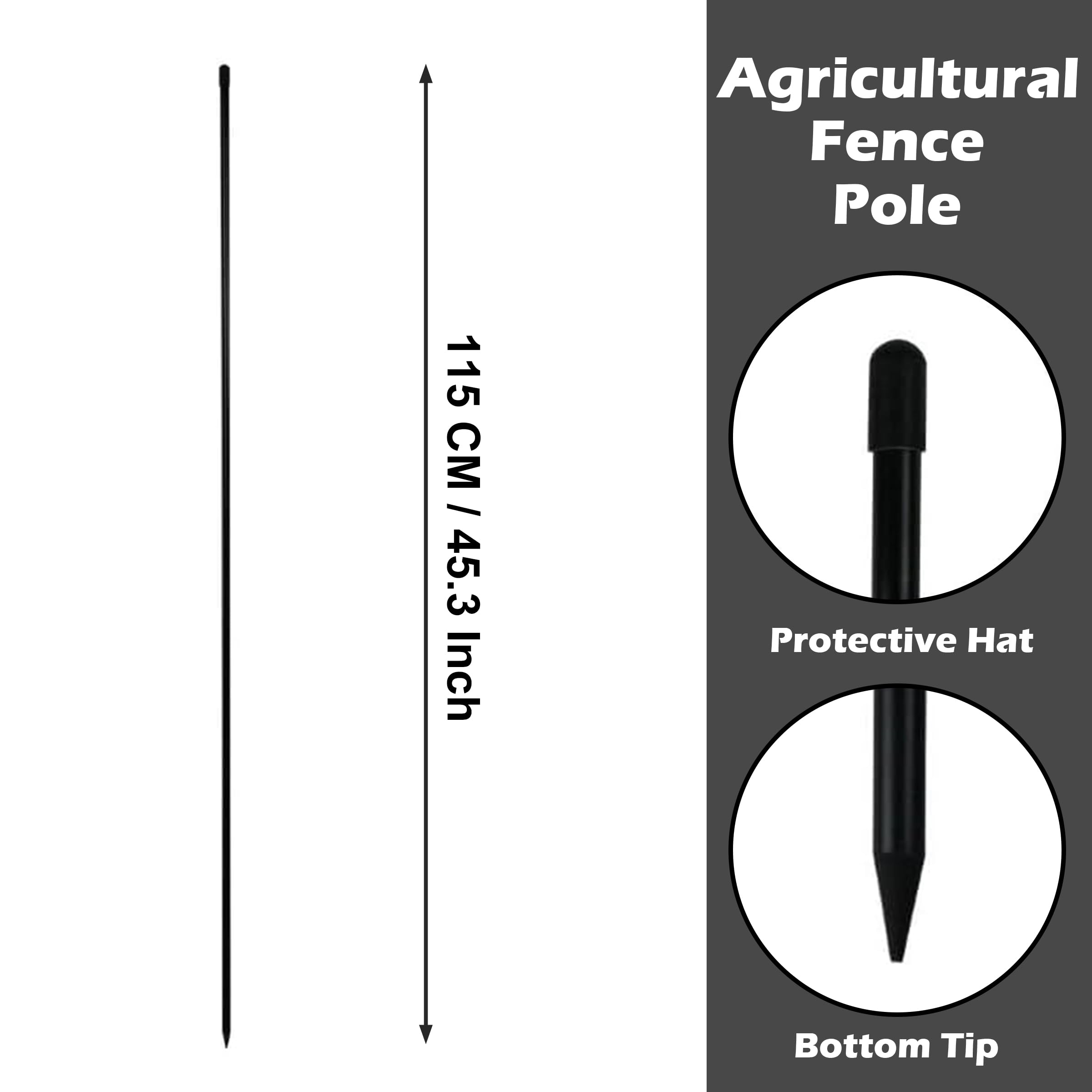 Sunnyglade close-up of pointed tip for quick soil insertion and secure planting