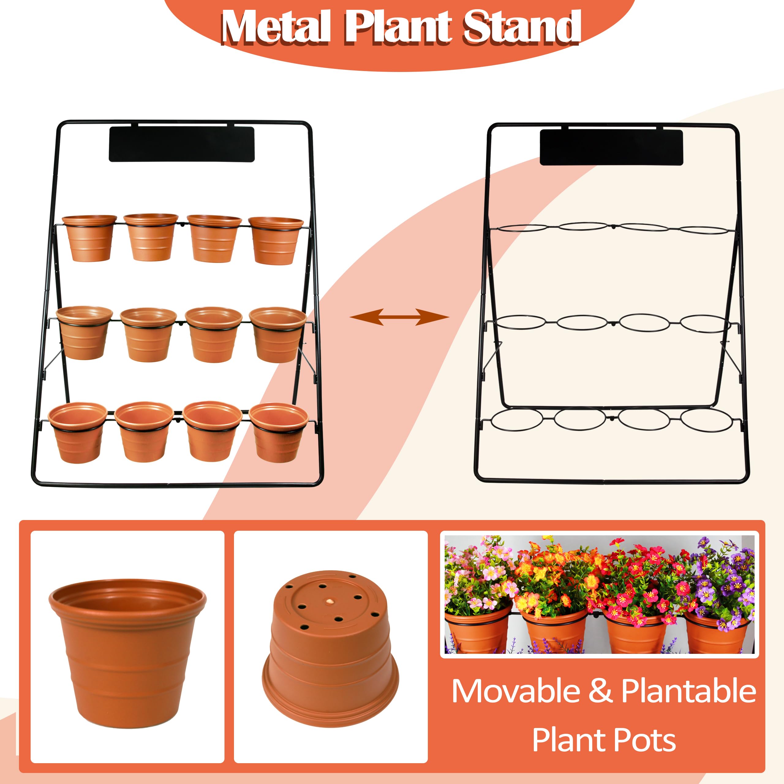 Sunnyglade rack staged on a balcony showcasing space-saving plant styling benefit