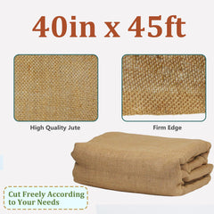 Sunnyglade close-up weave texture highlighting breathable jute and plant protection