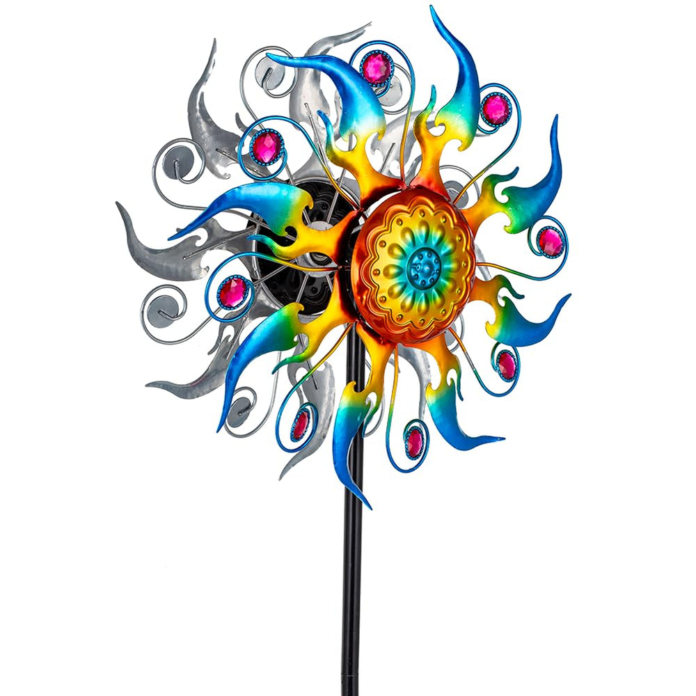 sunnylight front full spinner showing tall yard presence and decorative motion