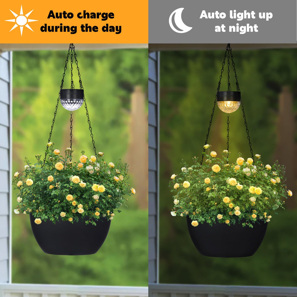 SUNNYPARK metal chain and hook hardware securing planters with reliability