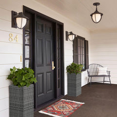 SUNNYPARK close-up of PE rattan texture highlighting durable weather resistance