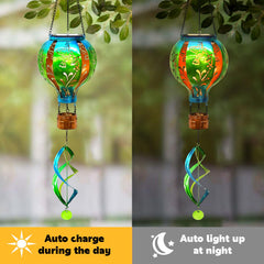 SUNNYPARK hummingbird spinner detail showing motion and color