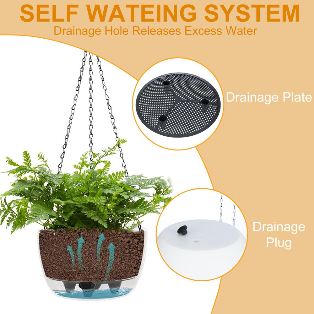 SUNNYPARK inner reservoir and drain plug detail for steady water retention