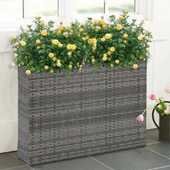 SUNNYPARK closeup of hand‑woven PE rattan texture highlighting durability benefit