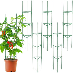 Sunnyray front view assembled cage showing full plant support benefit