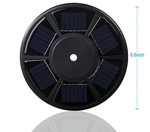 Sunnytech top-down image of 20 LED array delivering brighter, even flag illumination