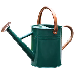 SunnyTong front view of NewGreen watering can showing shape and benefit of easy pouring