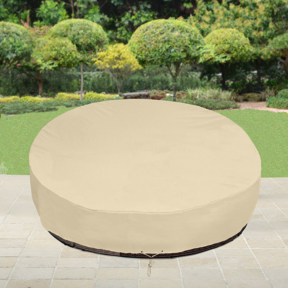 SunPatio cover with ruler showing dimensions for correct sizing