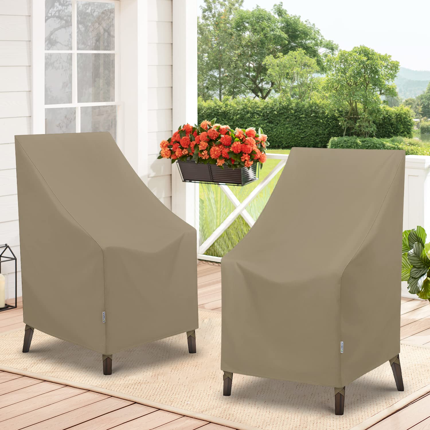 SunPatio two-pack laid out showing packaging and included covers