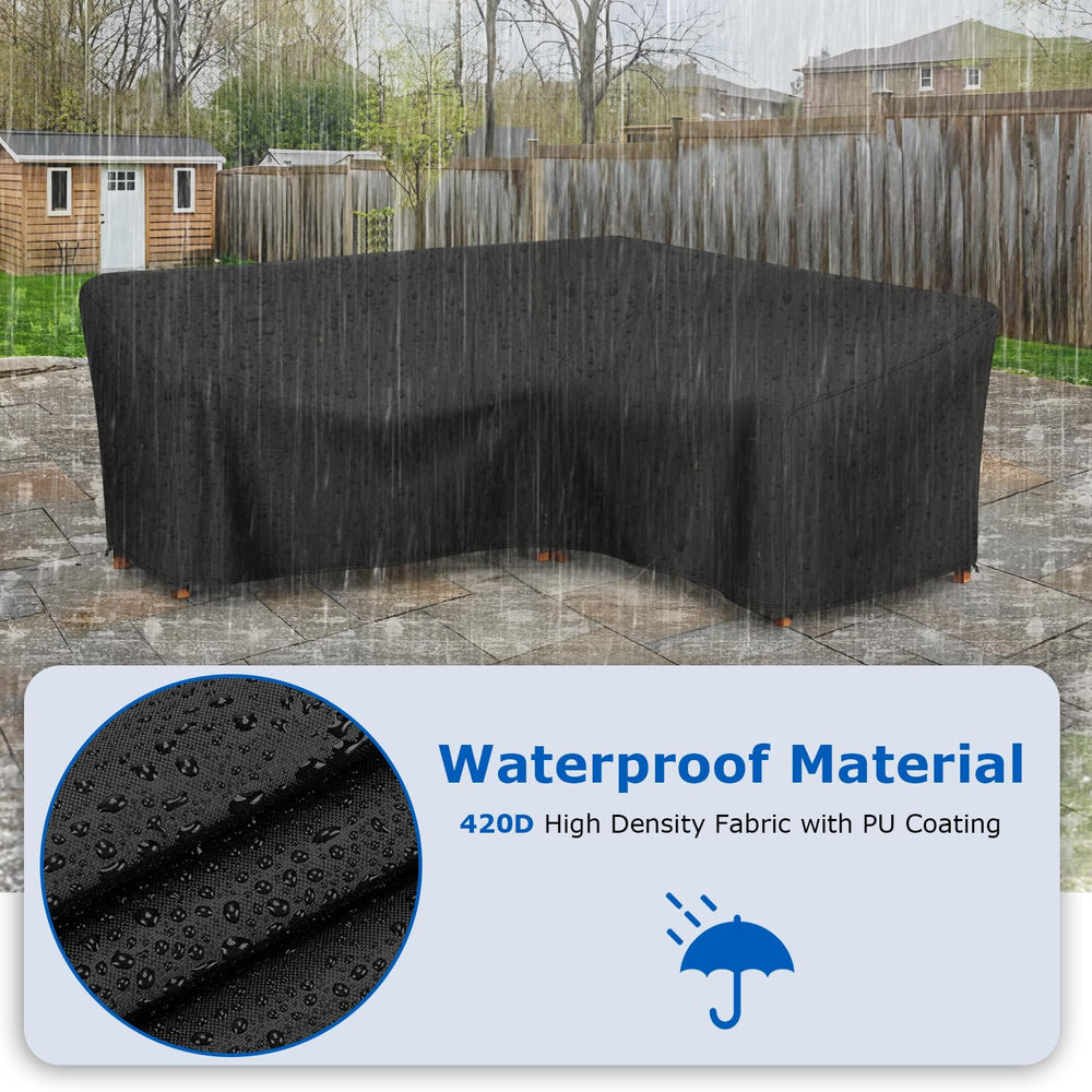SunPatio seam and stitch detail demonstrating reinforced durability benefit