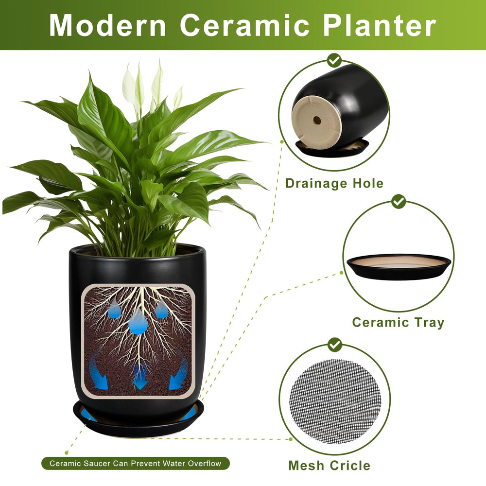 SUNPOTFOR planter in living room with monstera demonstrating stylish indoor display
