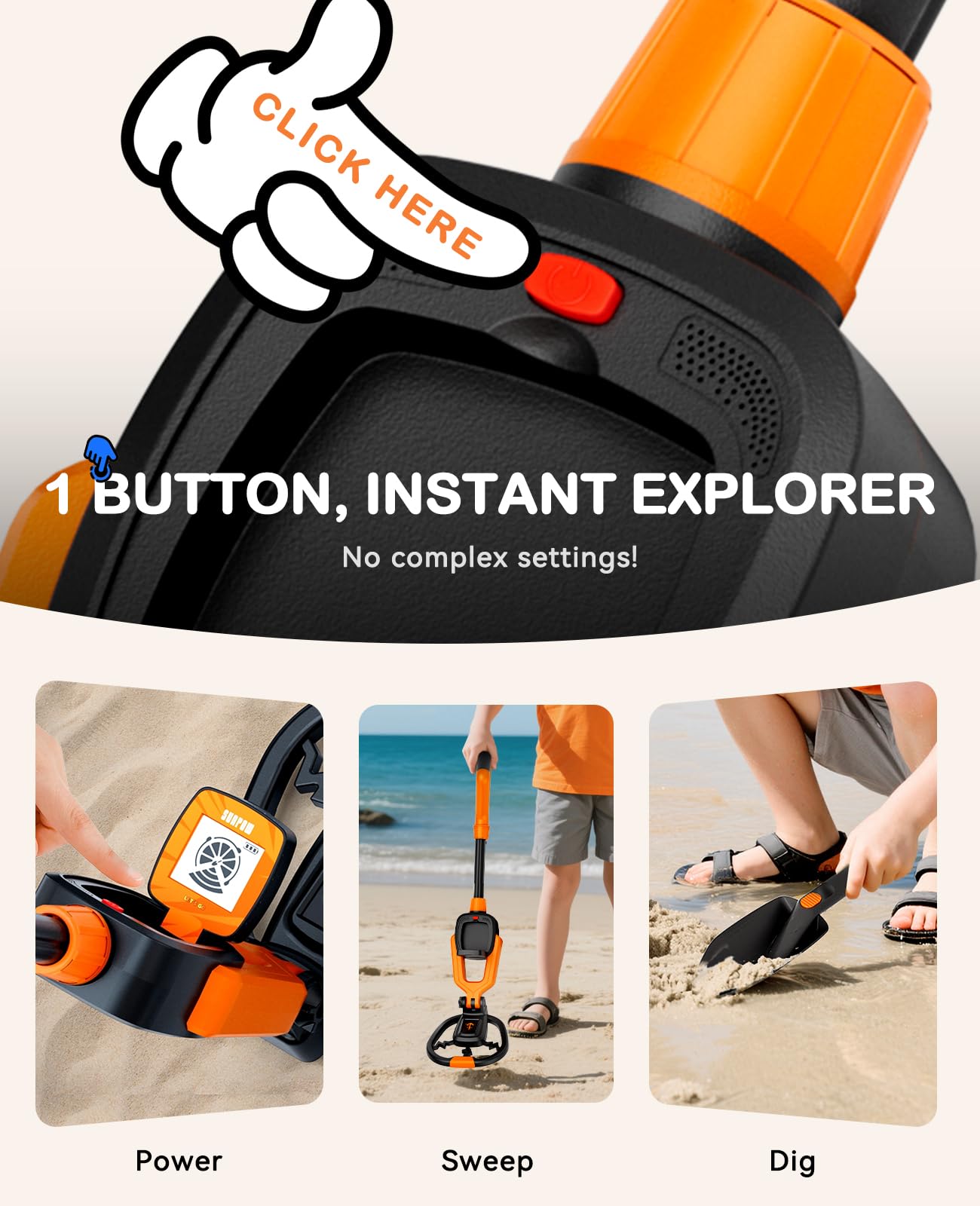 SUNPOW animated LED display with treasure animation providing instant visual excitement