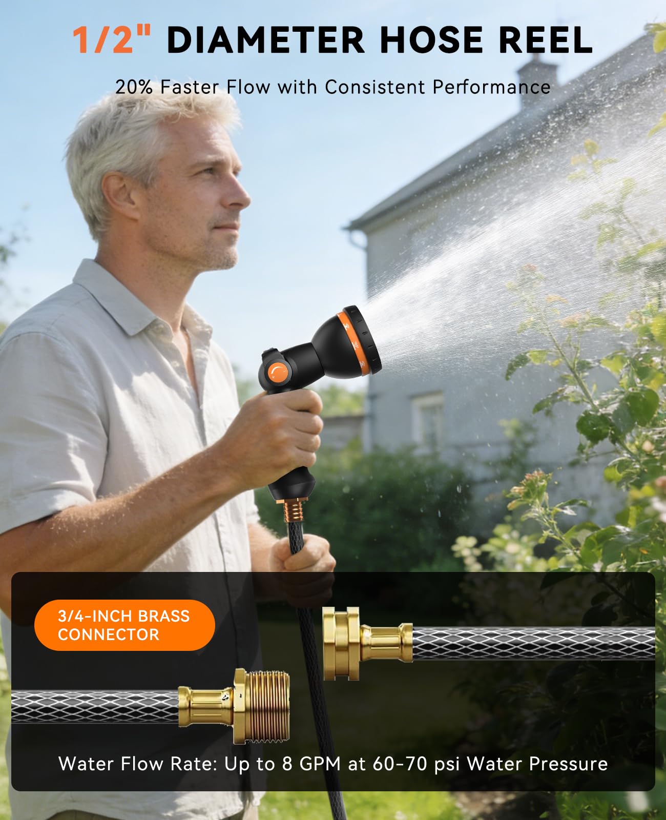 SUNPOW 10-pattern nozzle detail showing versatile spray options