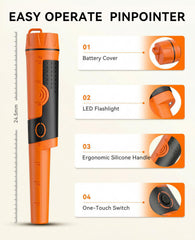 SUNPOW close-up of probe tip highlighting waterproof seal and precise detection