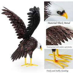 SUNREEK side profile of eagle illustrating realistic silhouette and scale