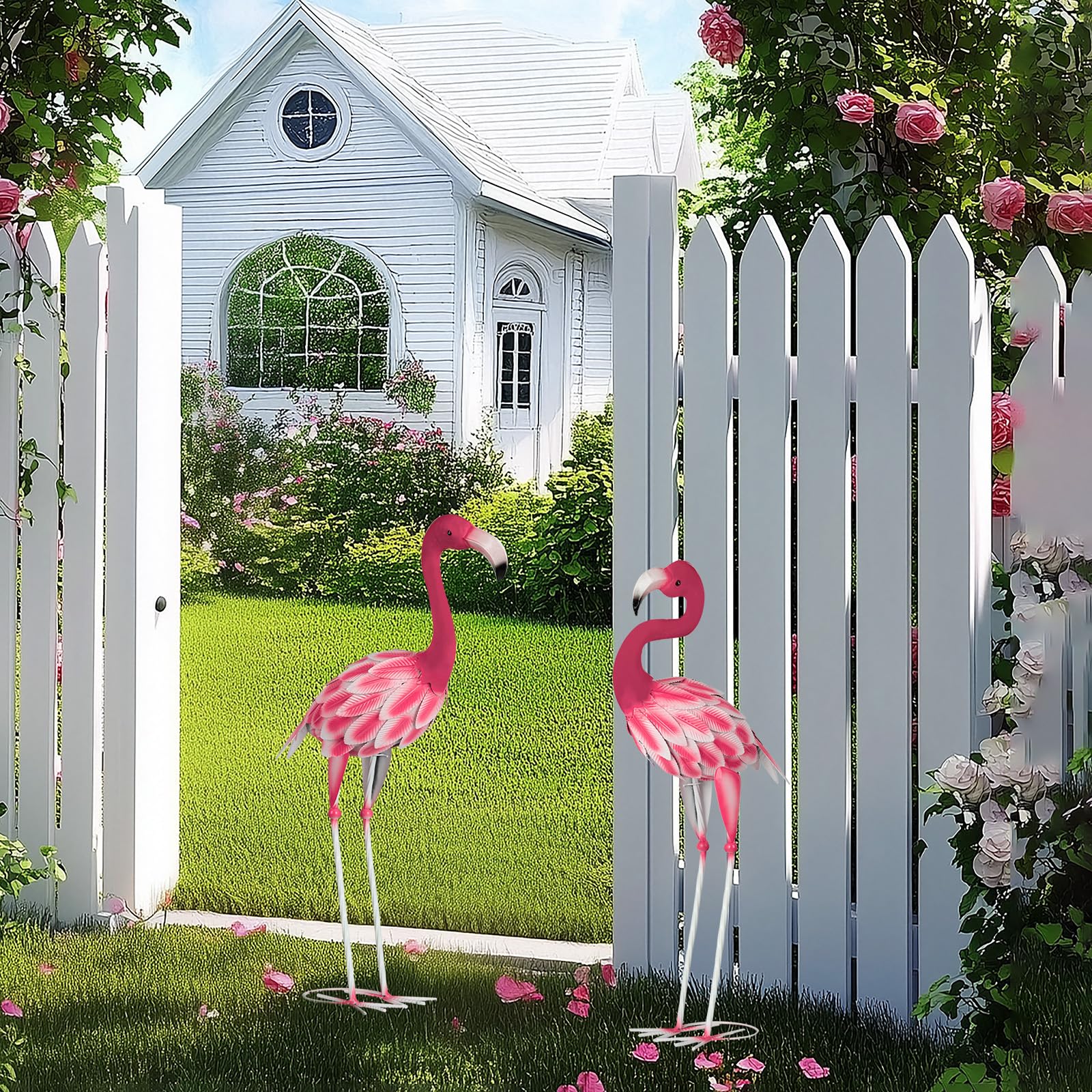 SUNREEK close-up of flamingo paint gradient highlighting lifelike layered color