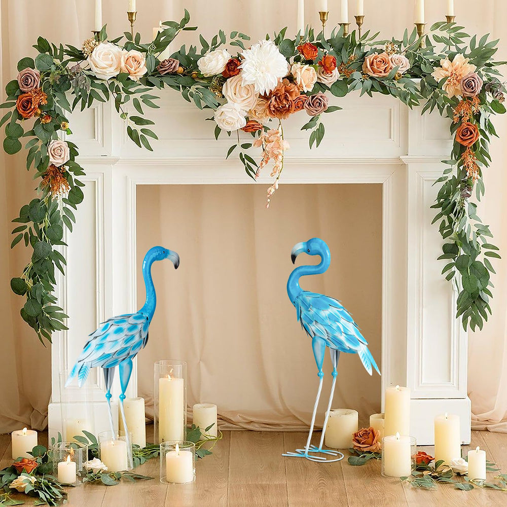 SUNREEK flamingos displayed indoors near plants showing versatile styling