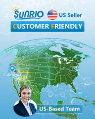 Sunrio inflated full-view pool in garden for family cooling and play