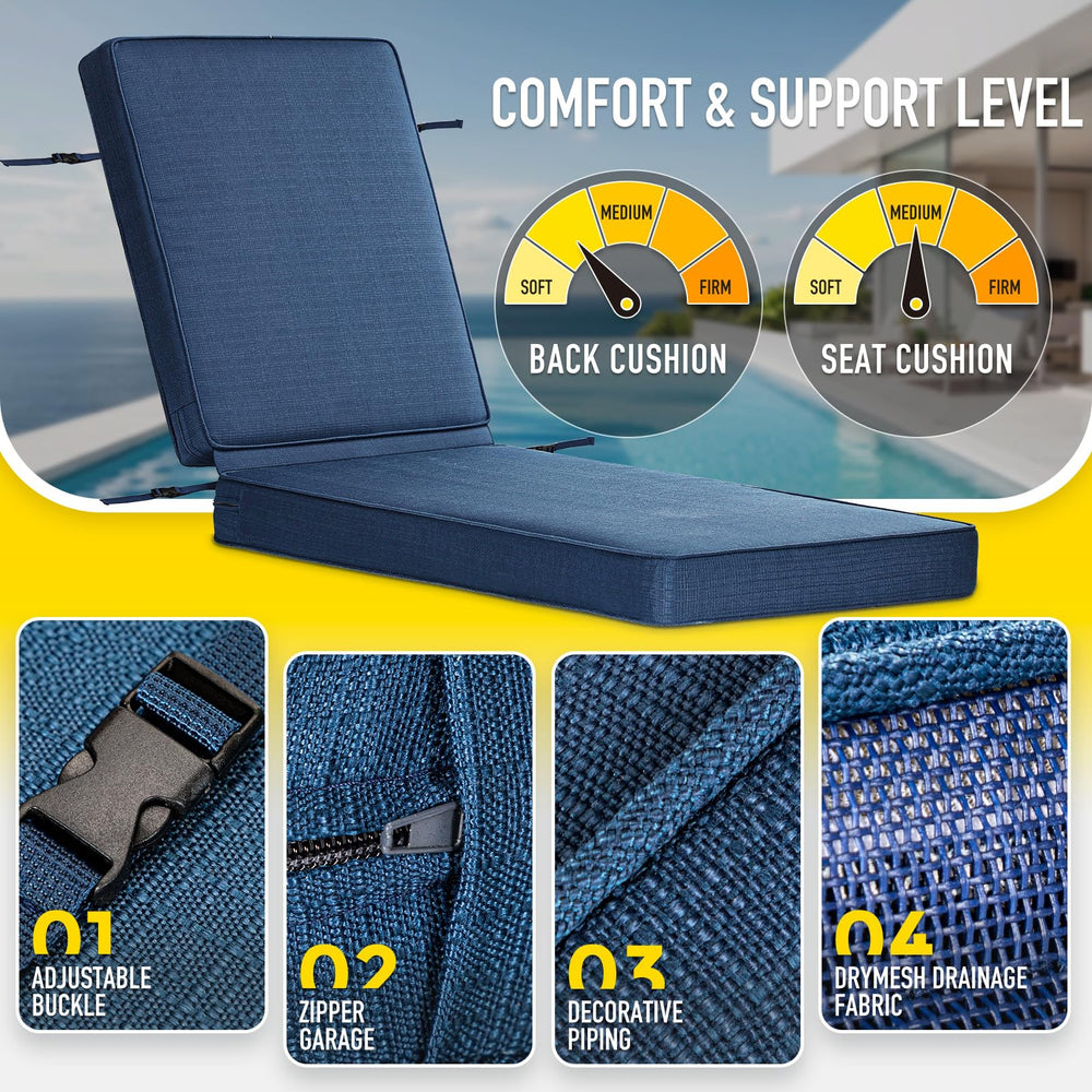 SUNROX chaise in use poolside demonstrating comfort and outdoor durability