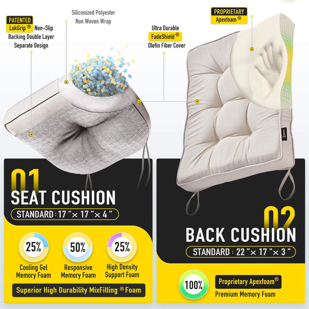 SUNROX close-up tufted stitching highlighting durable seams and refined finish