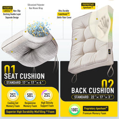 SUNROX close-up tufted stitching highlighting durable seams and refined finish