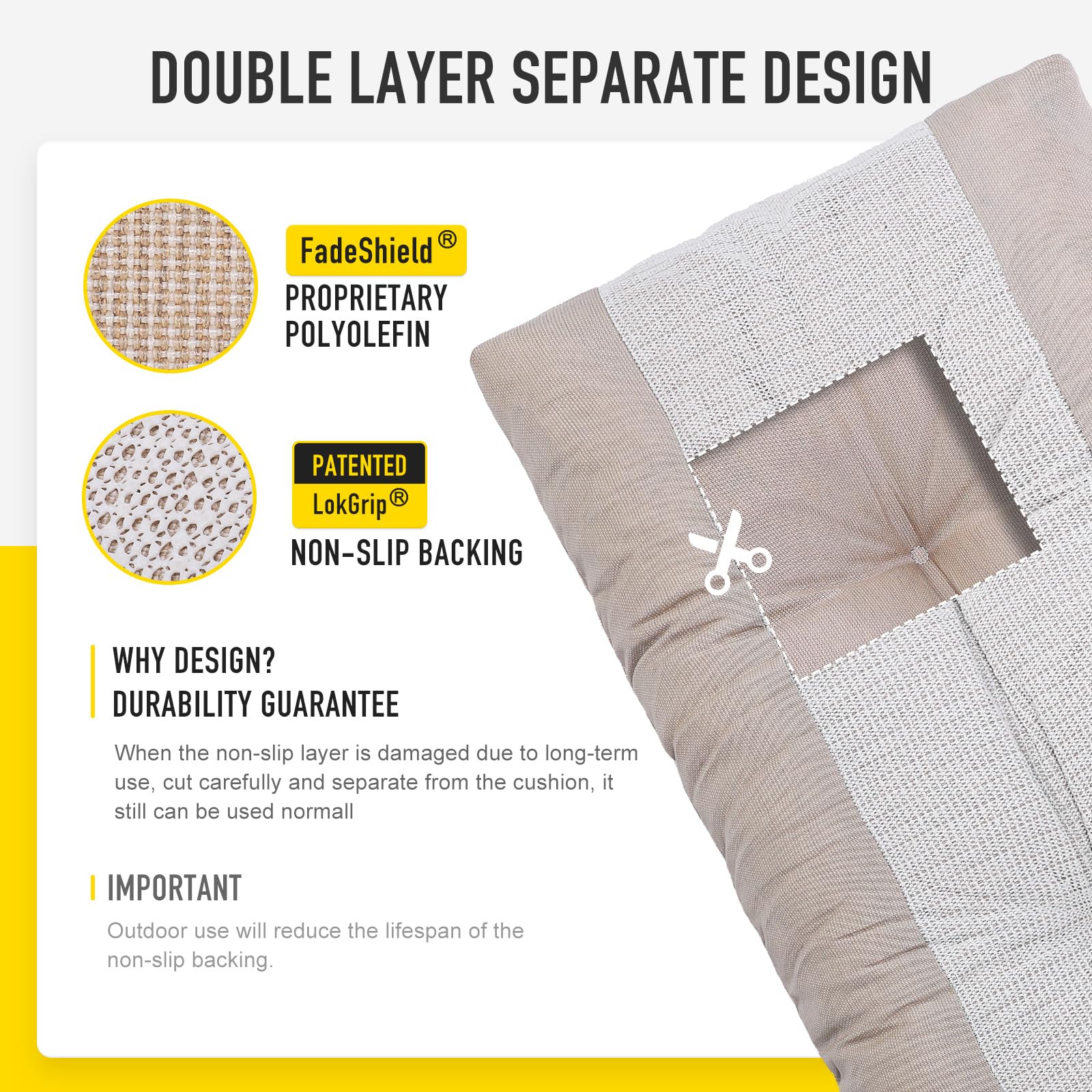 SUNROX foam cross-section revealing MIXFILLING layers for durability