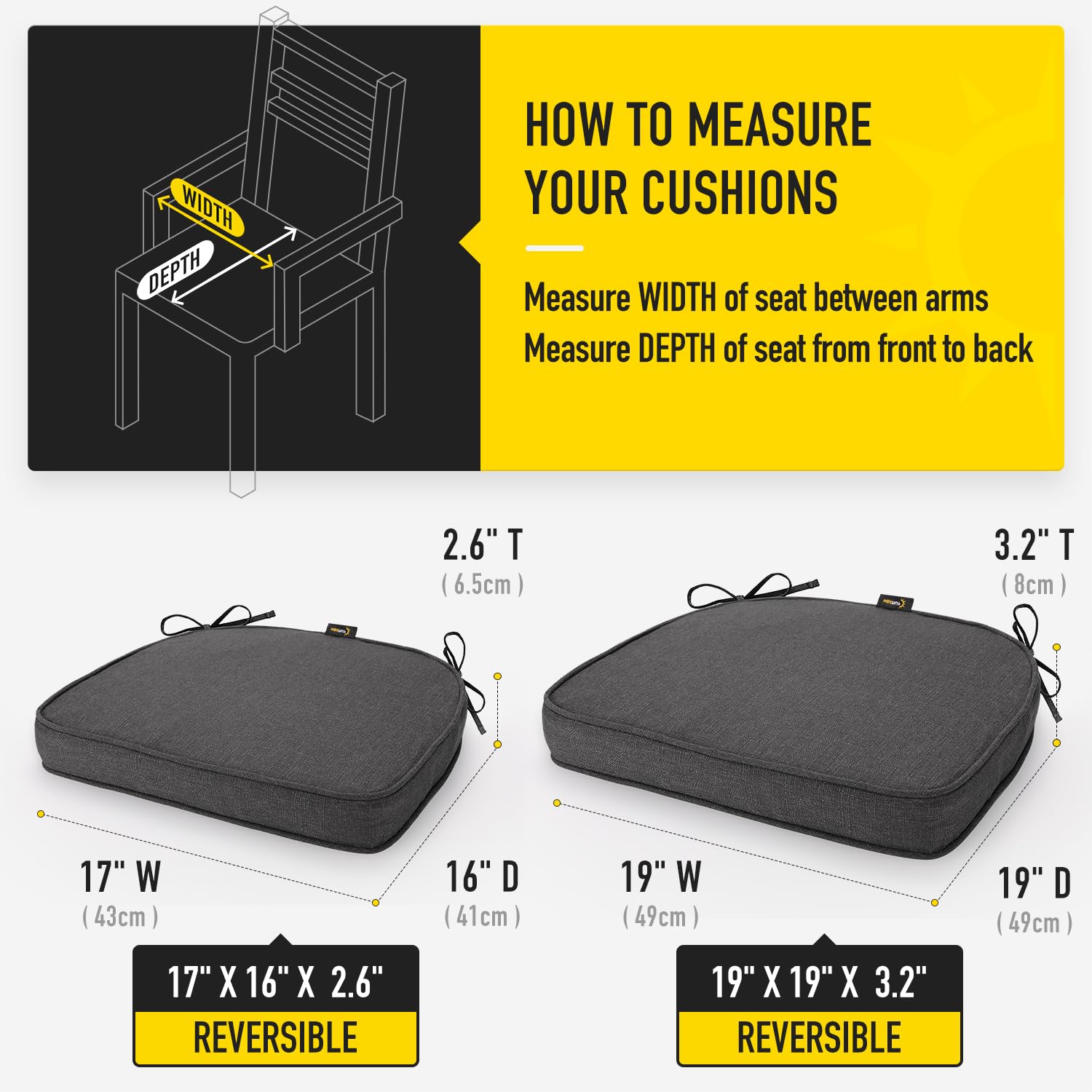 SUNROX six unpacked cushions stacked indicating quick expansion and set