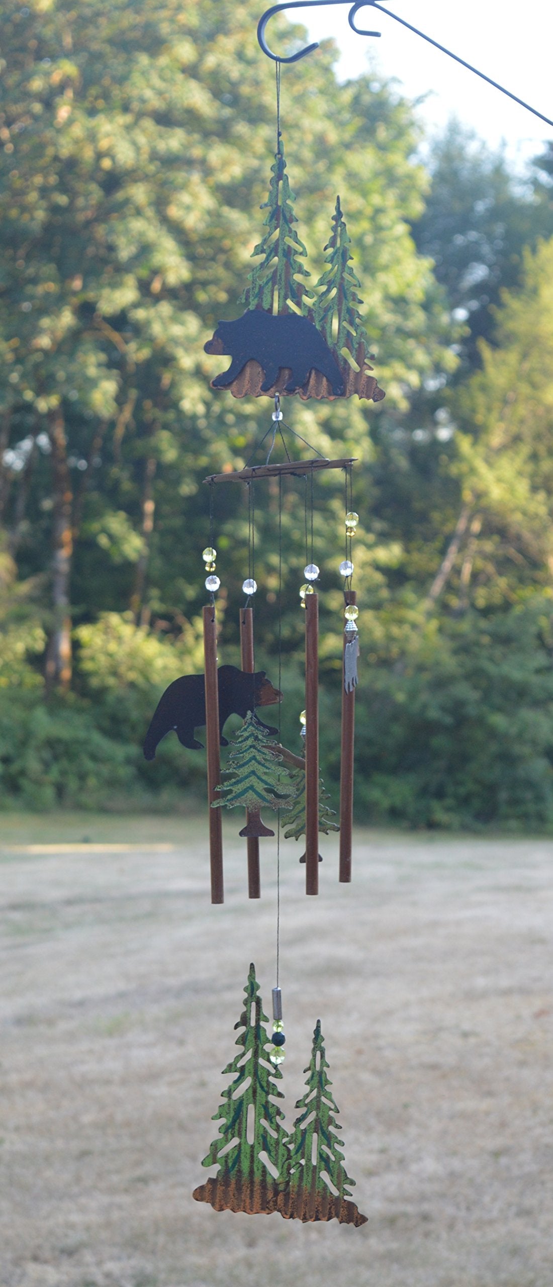 Sunset Vista Designs close-up of wind catcher and beads showing durable detail