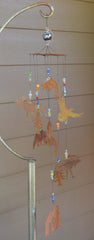 Sunset Vista Designs close-up of glass marble and coiled wire accents highlighting handcrafted detail