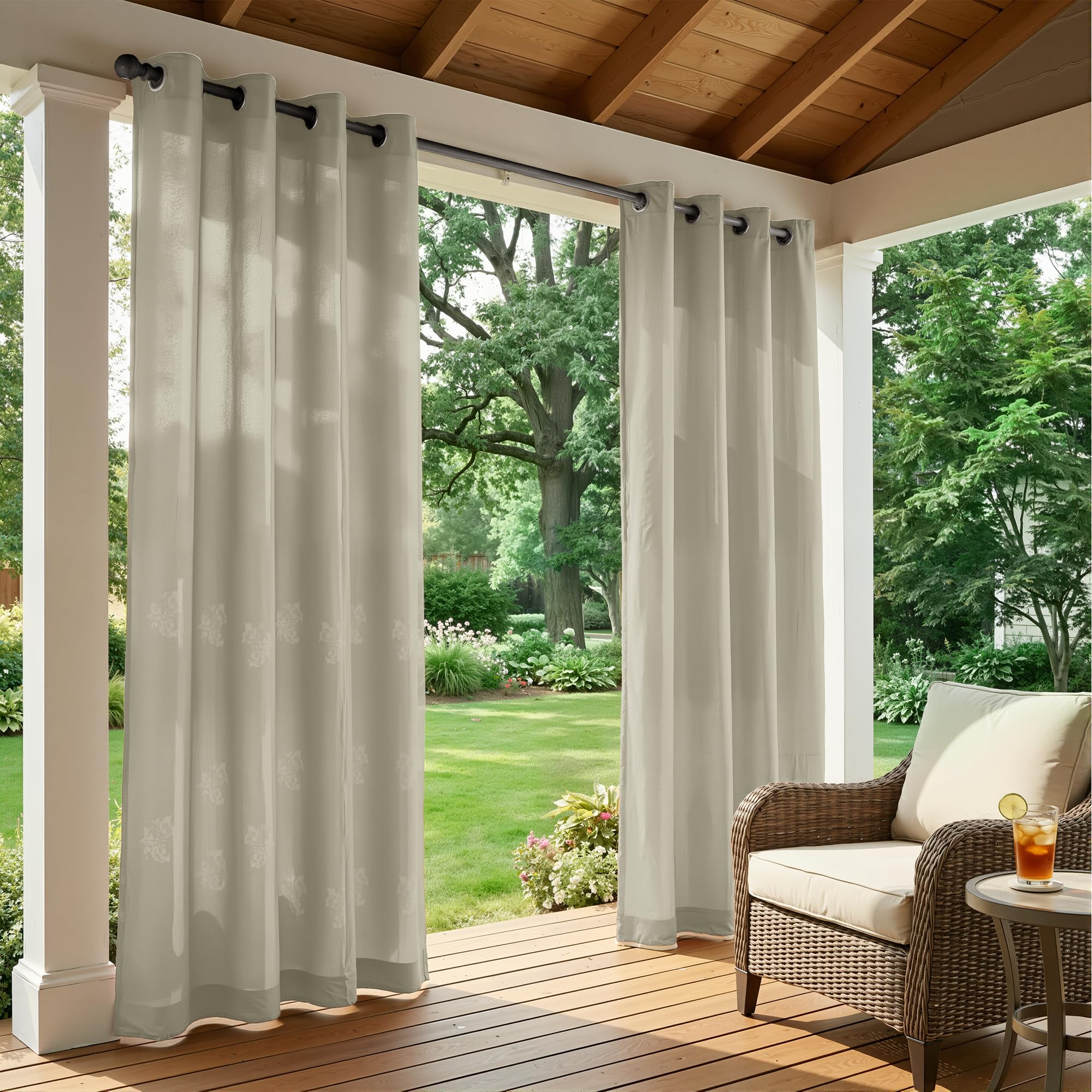 Sunshelf close-up of fabric weave showing breathable light-filtering benefit