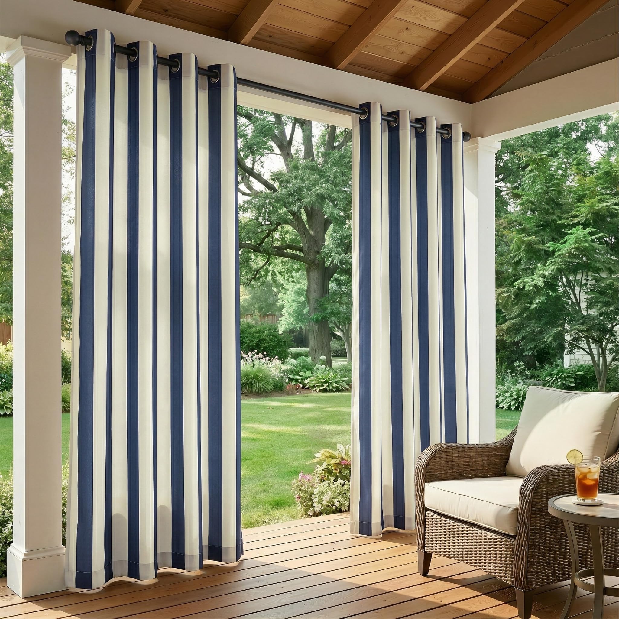 Sunshelf close-up of stripe texture highlighting fabric durability and color
