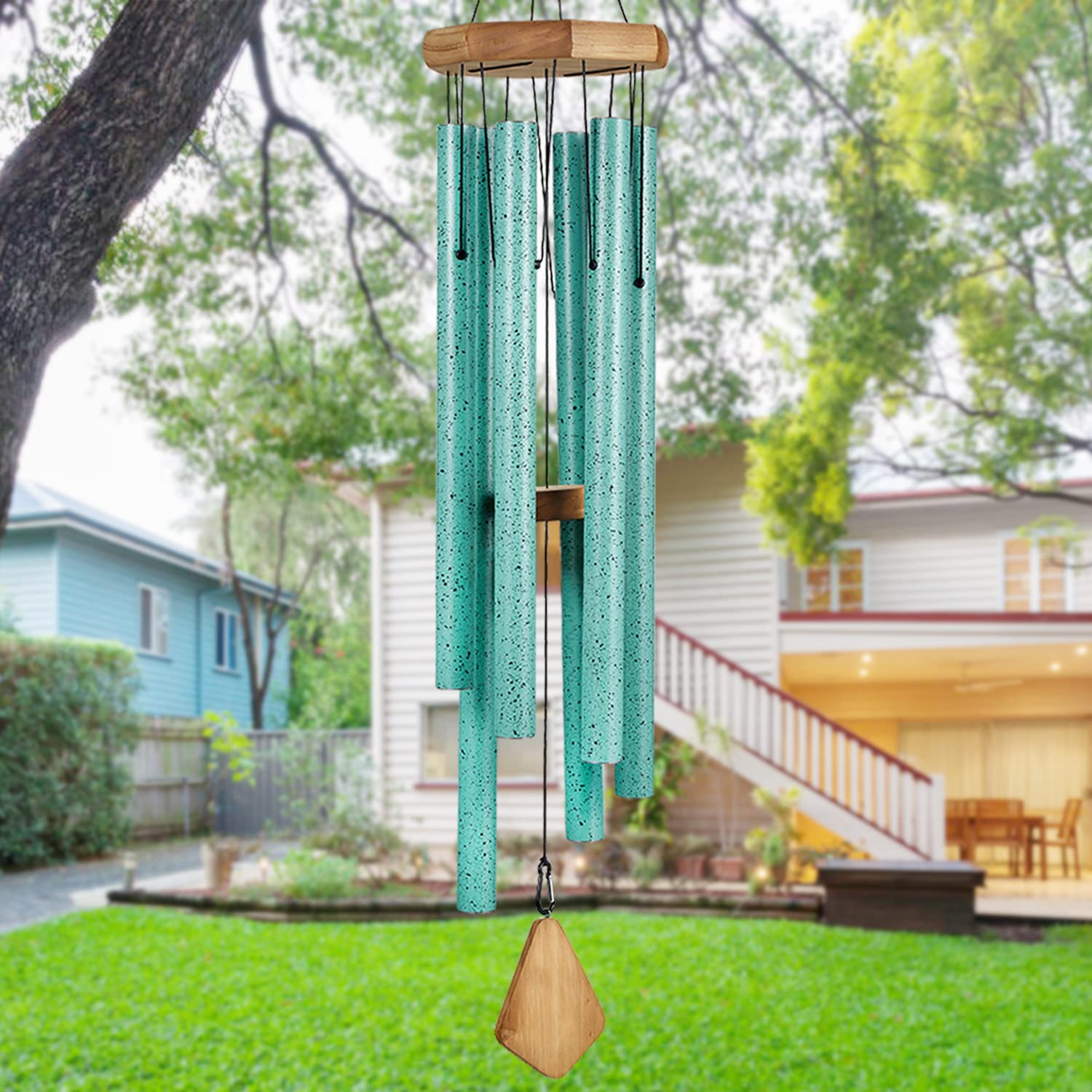 Suntimber packaged with S-hook and removable parts for simple installation and gifting