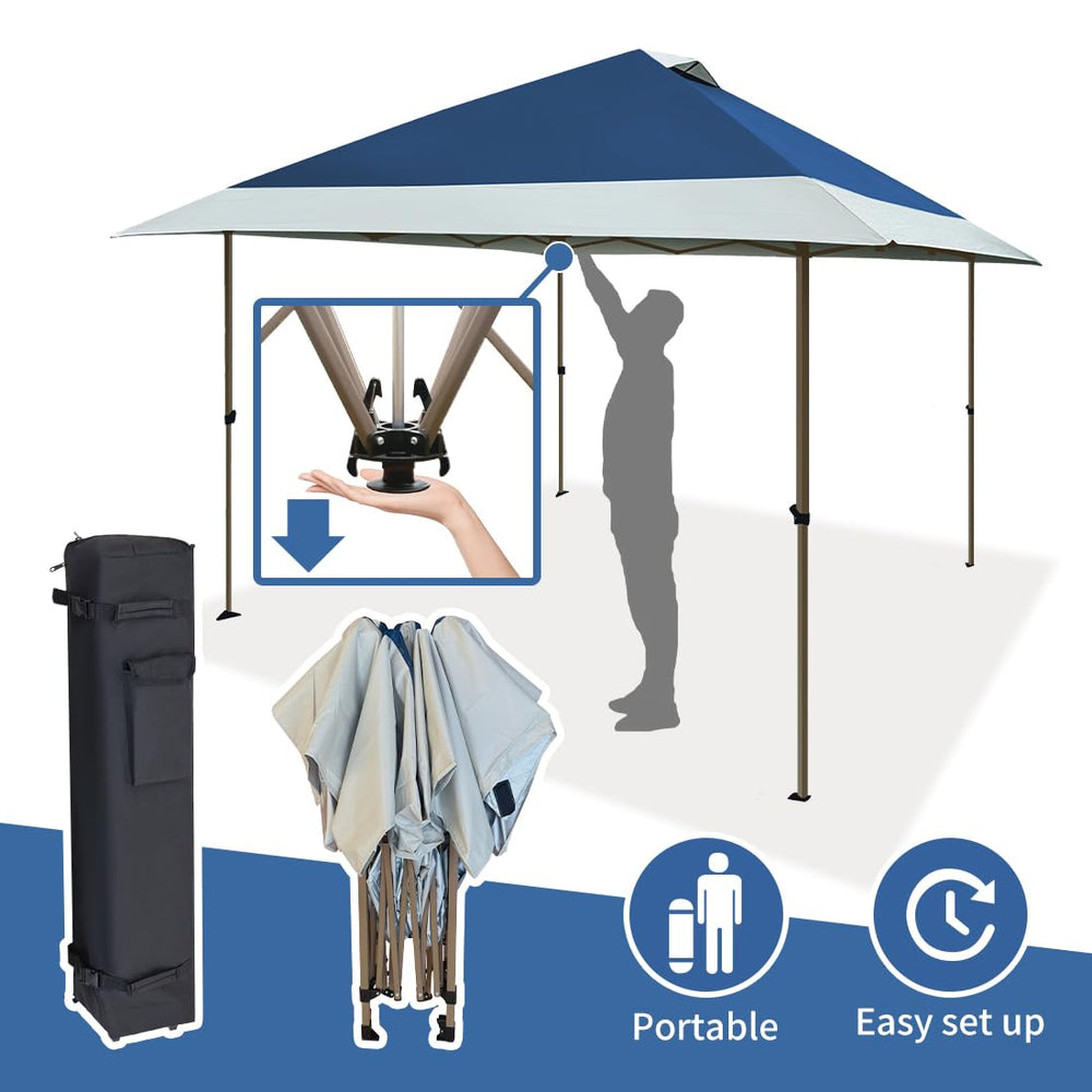 OUTDOOR LIVING SUNTIME canopy used as market booth showing commercial suitability
