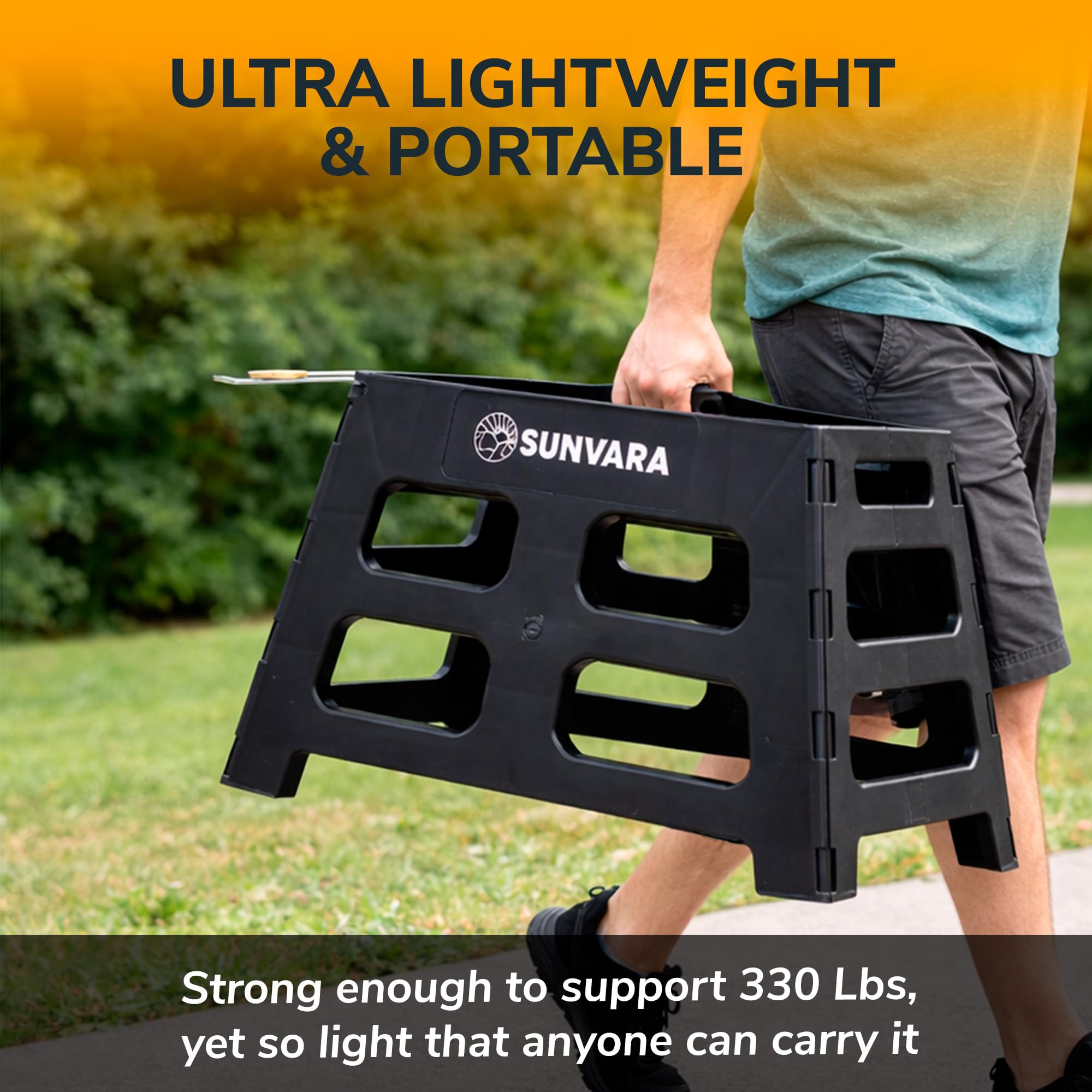 SunVara stacked stands for space-saving storage and easy transport benefit