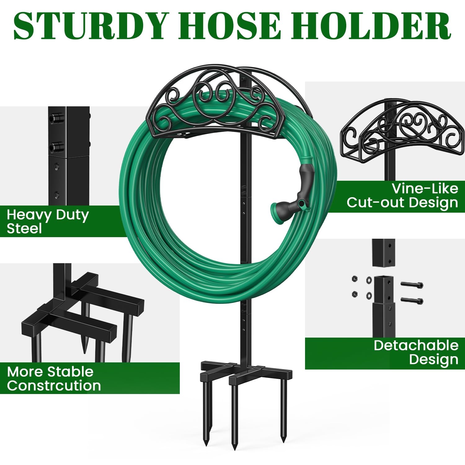 Sunvigor demonstrating 150ft hose capacity for long-hose users