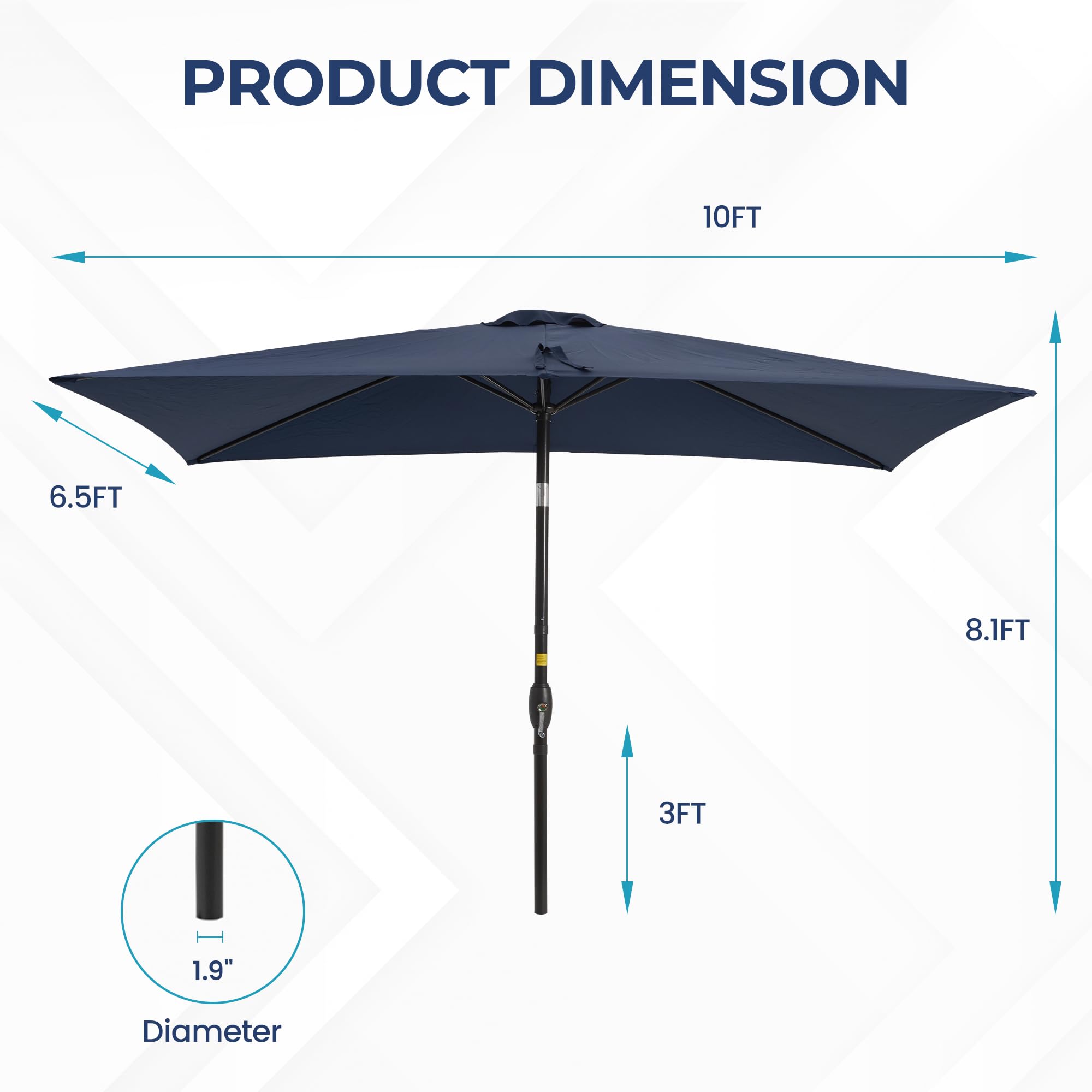 SUNVIVI OUTDOOR patio scene with umbrella creating comfortable outdoor seating