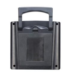 Sunway Solar battery bay detail illustrating labeled slots and safe polarity fit