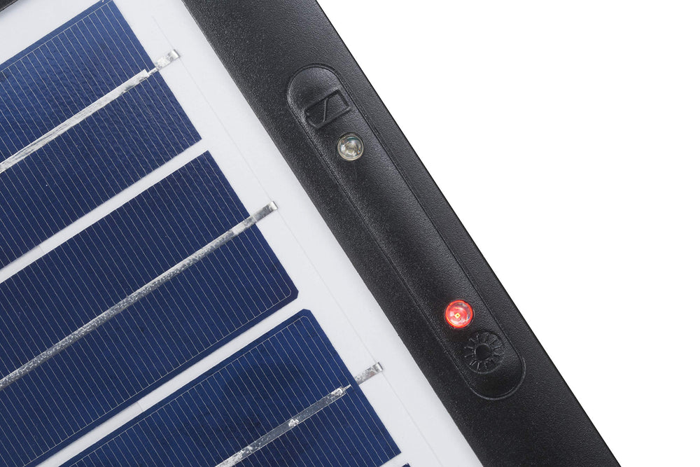 Sunway Solar angled on stand in sun maximizing solar exposure and faster charge