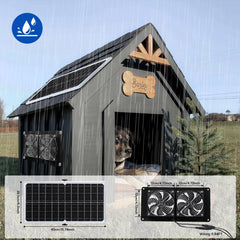 SUNYIMA fan installed in a chicken coop showing improved daytime airflow benefit
