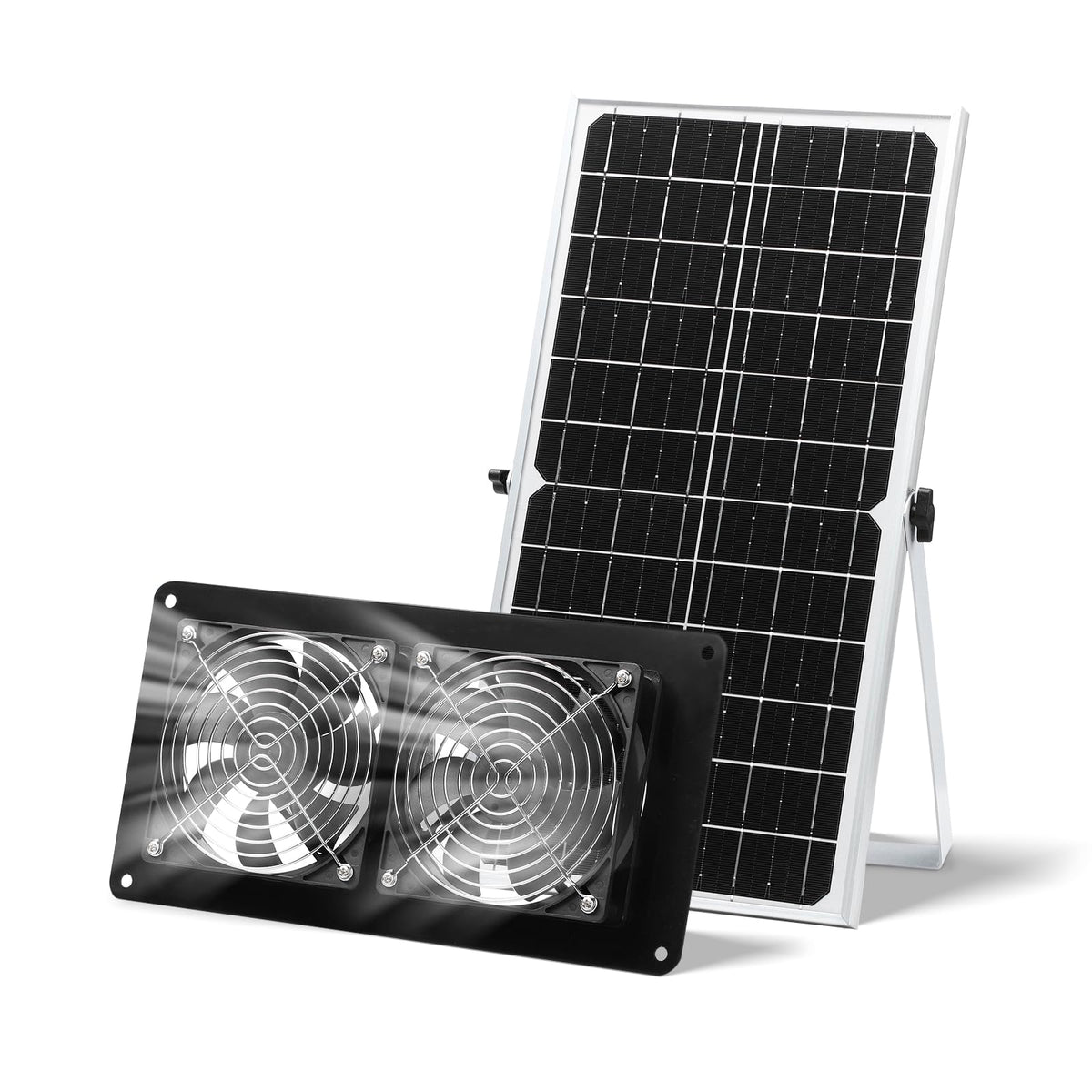 SUNYIMA front packaging showing panel and fan for easy installation benefit