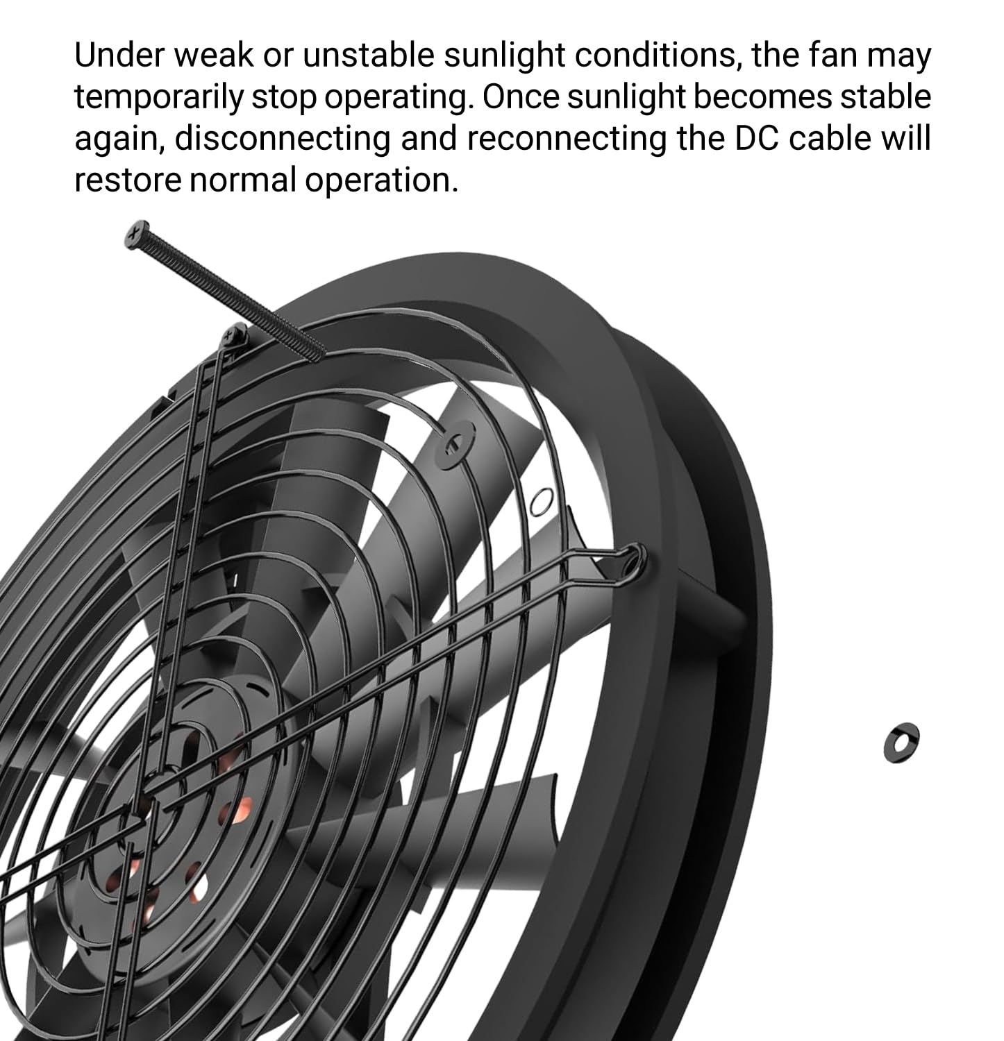 SUNYIMA fan installation with basic tools, simple setup saves time and wiring