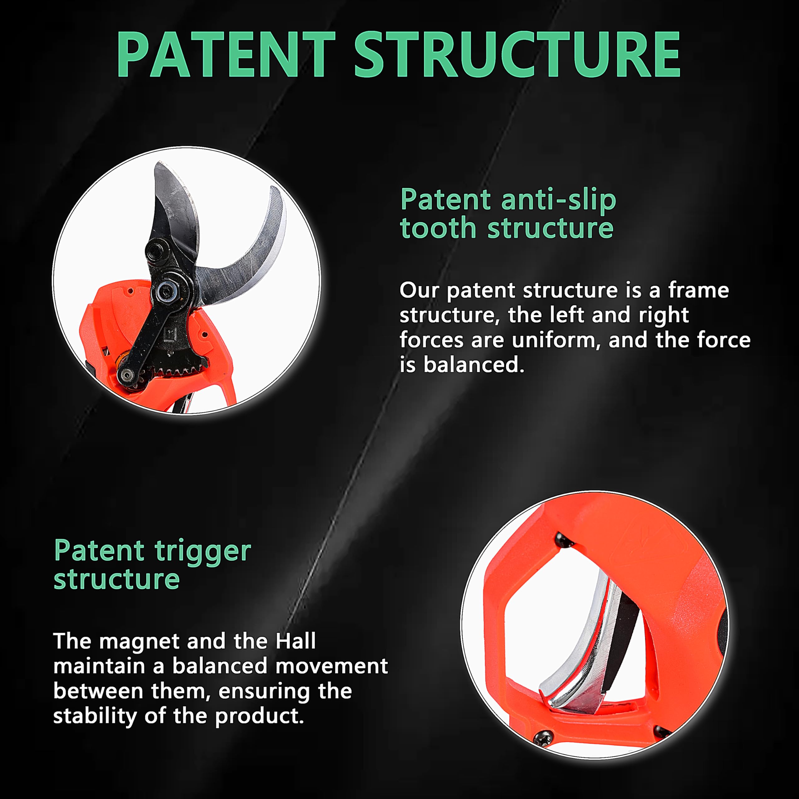 suoxin pruner in hand highlighting ergonomic grip that reduces fatigue