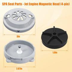 superbobi magnetic head side profile highlighting corrosion-resistant finish benefit