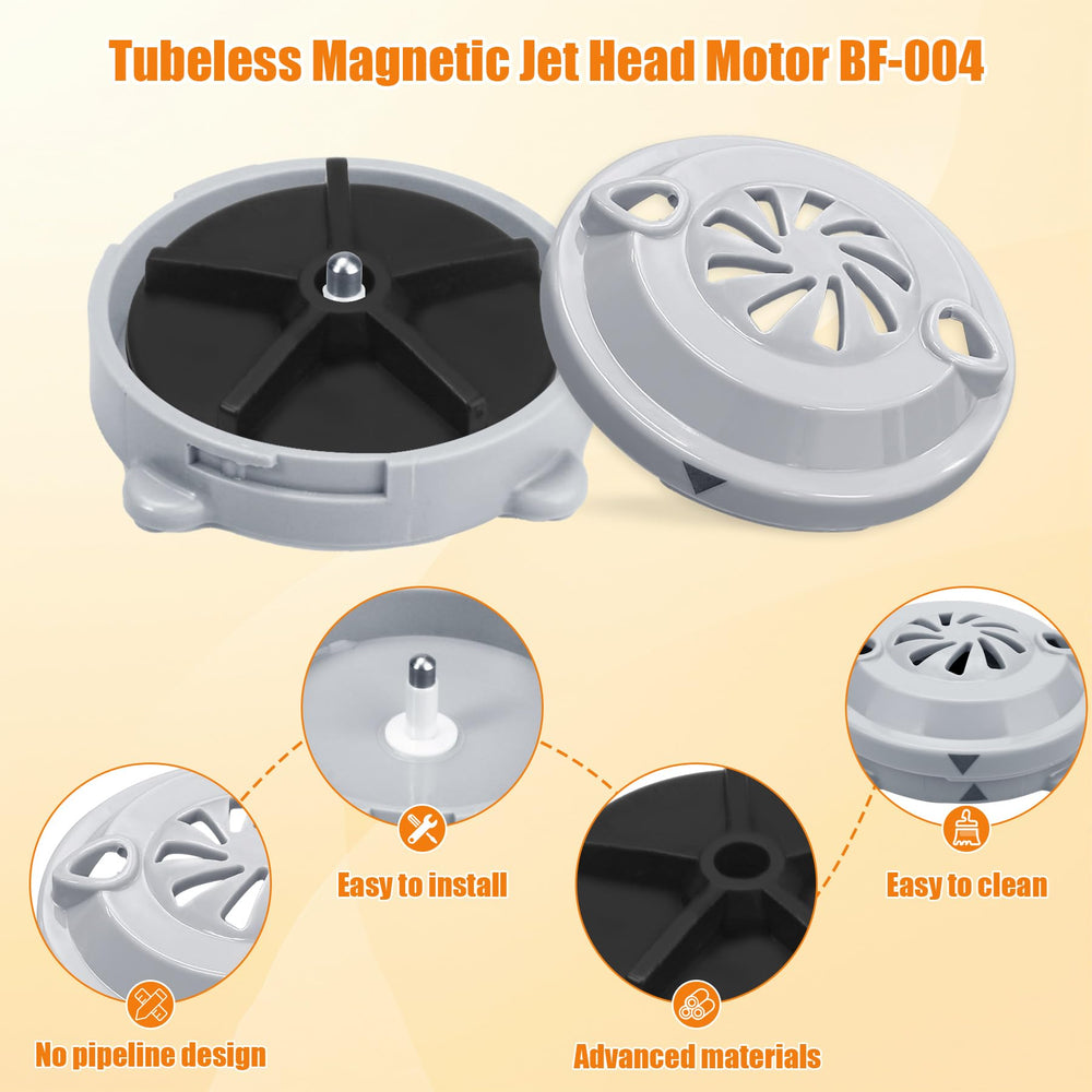 superbobi magnetic impeller closeup showing tool-free removal for quick cleaning