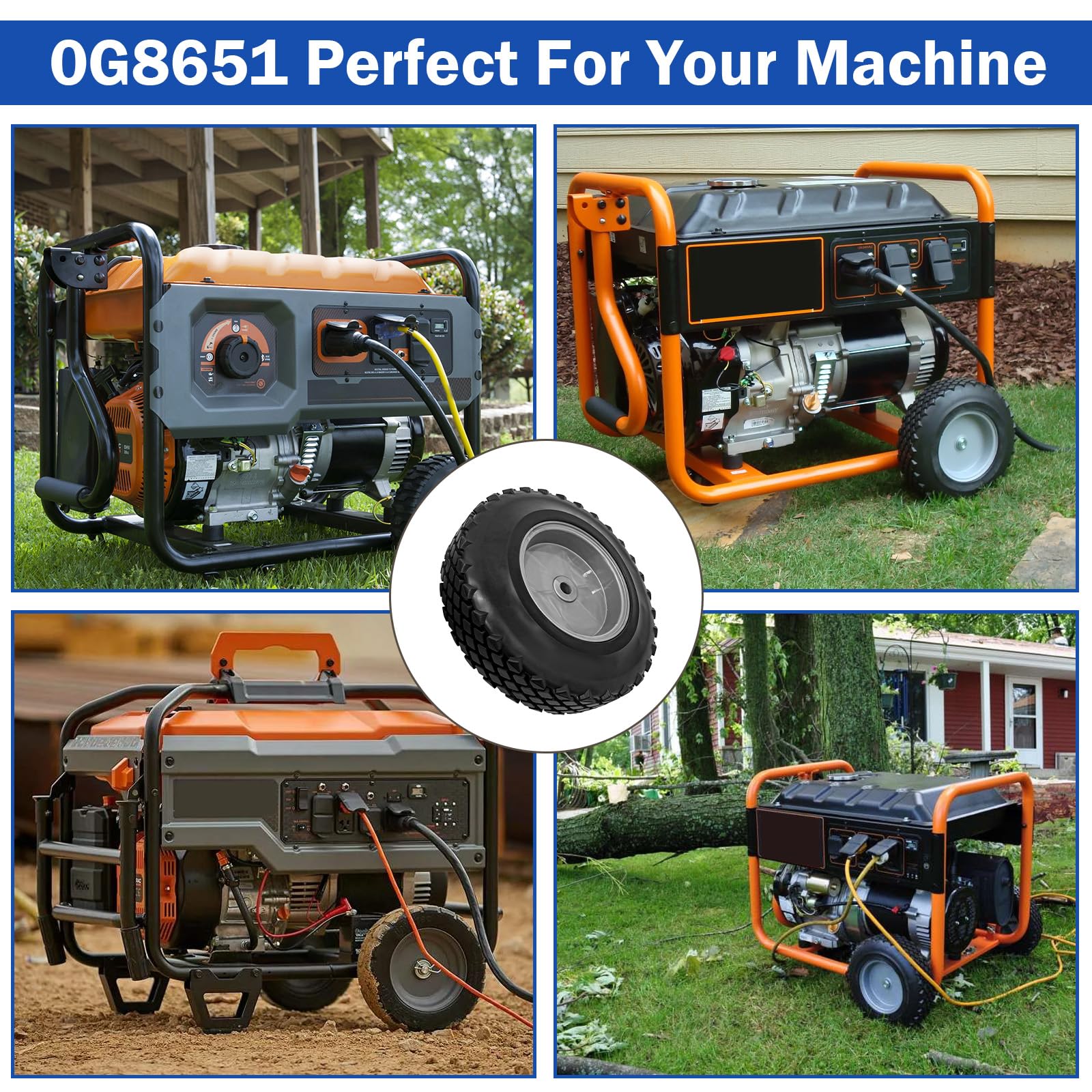 SuperDi 0G8651 mounted on generator demonstrating restored mobility benefit