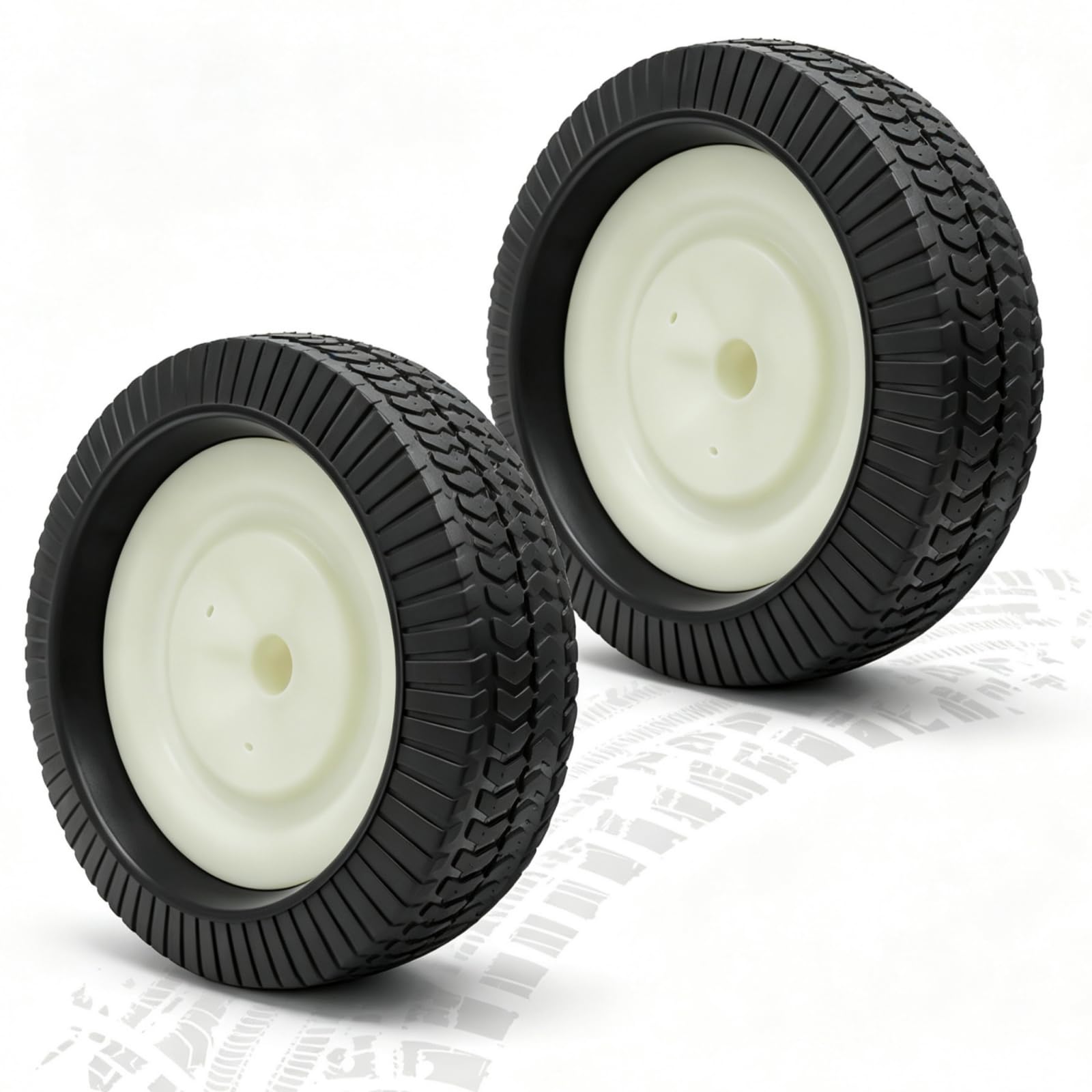SuperDi front view of complete wheel assembly showing ready-to-install durability