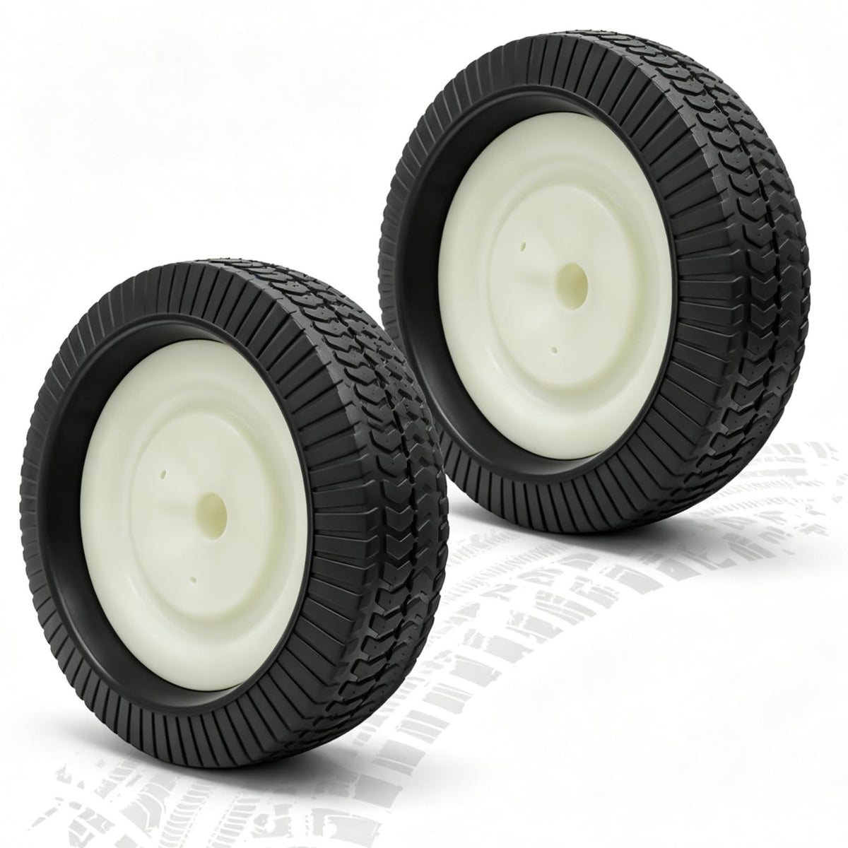 SuperDi front view of complete wheel assembly showing ready-to-install durability