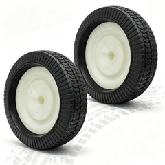 SuperDi front view of complete wheel assembly showing ready-to-install durability