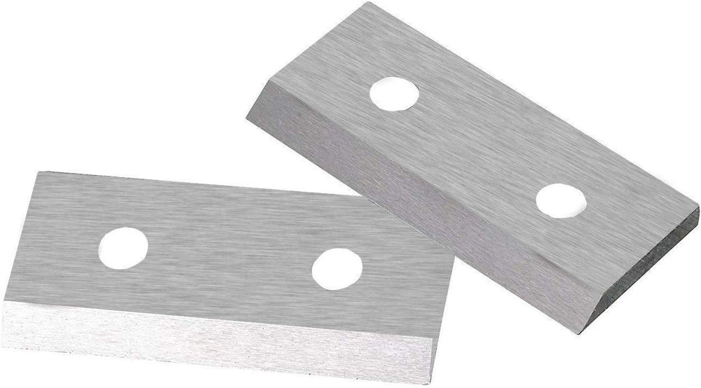 SuperHandy front view of two replacement blades showing fit and packaging, ensures correct part selection